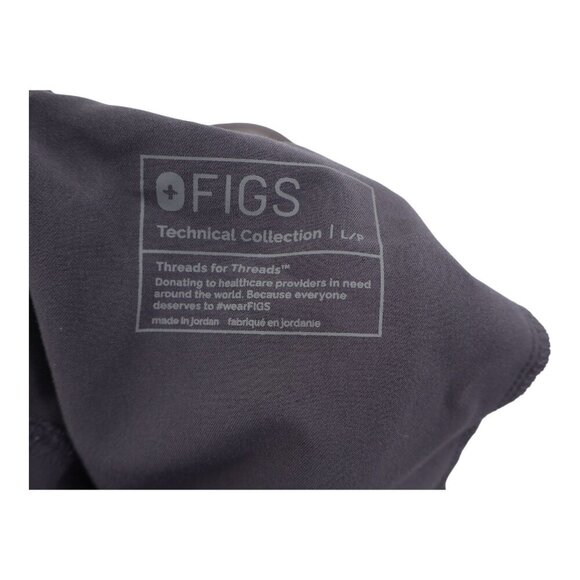 Figs Scrub Pants Kade Cargo Bottoms Utility Nursing Medical Large Petite Gray - Picture 9 of 9